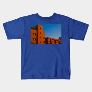 Morocco. Marrakech. Hotel at the sunset. Kids T-Shirt